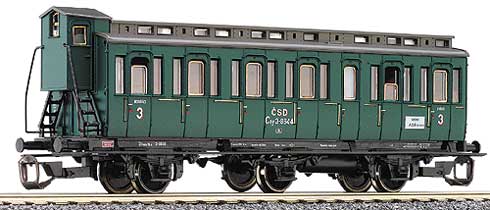 Compartment Passenger car 3rd class with brakmans cabin<br /><a href='images/pictures/Tillig/13147.jpg' target='_blank'>Full size image</a>